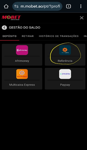 Método Referência na Mobet